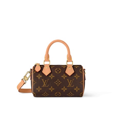 Sac bandoulière Louis Vuitton monogramme Speedy Nano