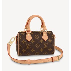 Sac bandoulière Louis Vuitton monogramme Speedy Nano
