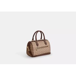 Sac Satchel Rowan en toile signature